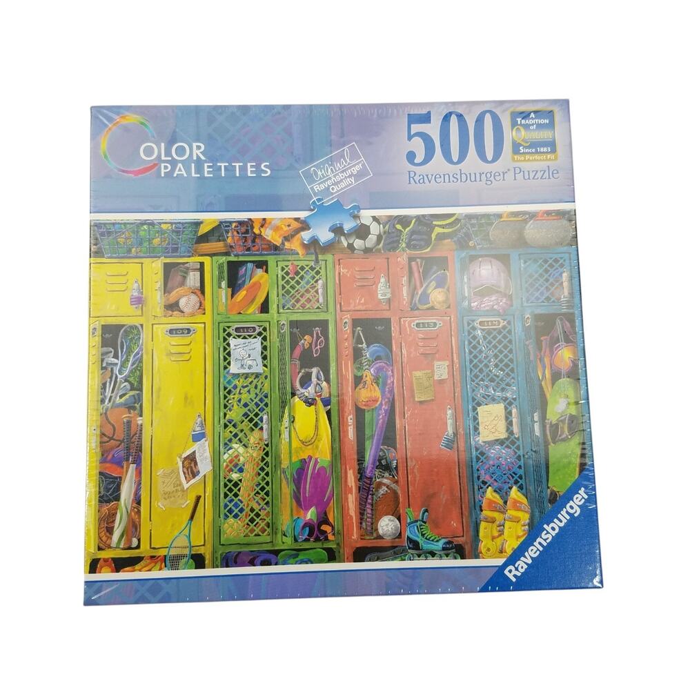 Ravensburger Athletes Palette 500 Piece Jigsaw Puzzle Sealed Color Palettes